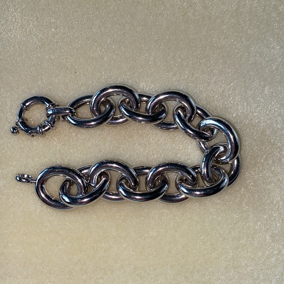 Vincenza Sterling Silver 7 1/4” Rololink Bracelet - Picture 2 of 5